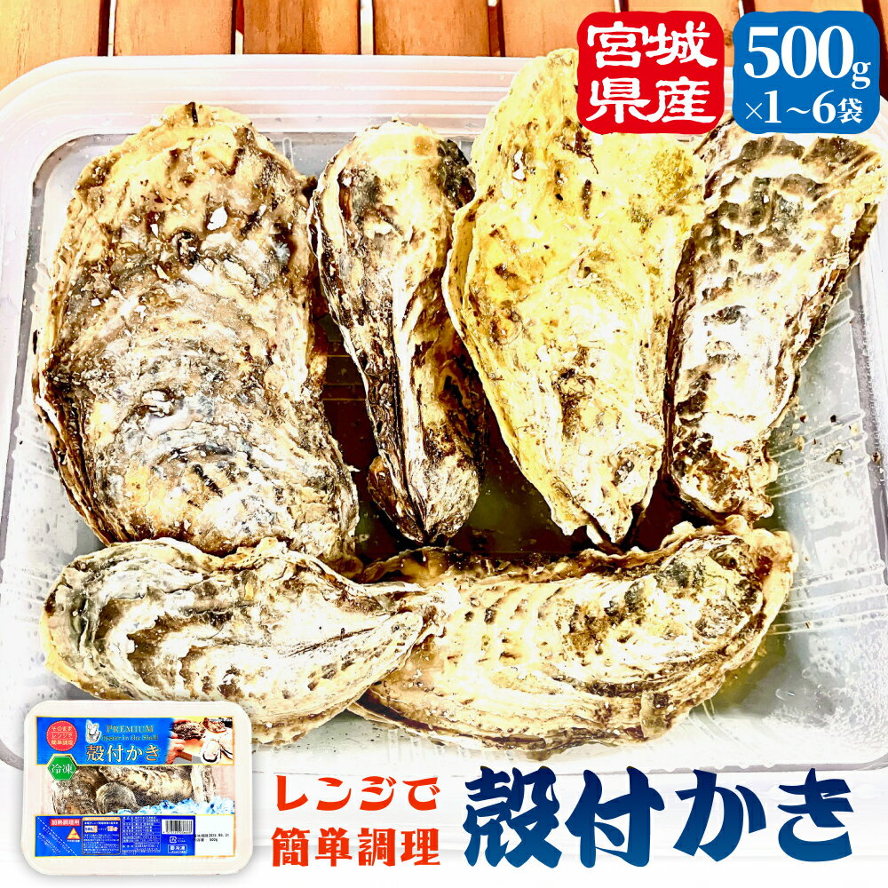 【ふるさと納税】レンジで簡単調理 殻付きかきレンジ1-6P 簡単調理 BBQ 牡蠣 カキ 蒸し牡蠣 三陸 海鮮 魚介 海鮮物
