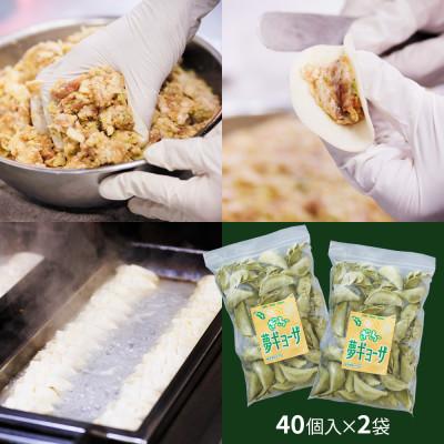 ふるさと納税 本巣市 もとす織部餃子 80個(40個入×2袋) |  | 01