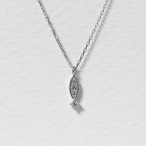 プラチナ 0.04ct ダイヤモンドペンダント　BQ-165