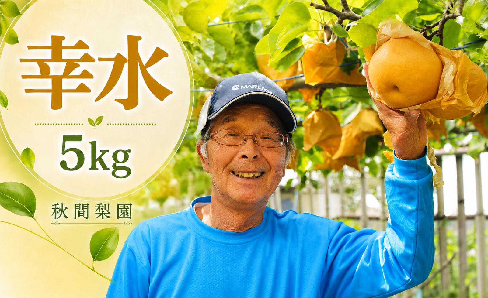 
                  【先行予約】秋間梨園の梨（幸水）5kg | 幸水 こうすい コウスイ 梨 なし ナシ 秀品 贈答 産地直送 農家直送 数量限定 期間限定 秋の味覚 和梨 旬の梨 果物 フルーツ 甘い ジューシー 5キロ 5キログラム 秋間梨園 埼玉県 宮代町
                