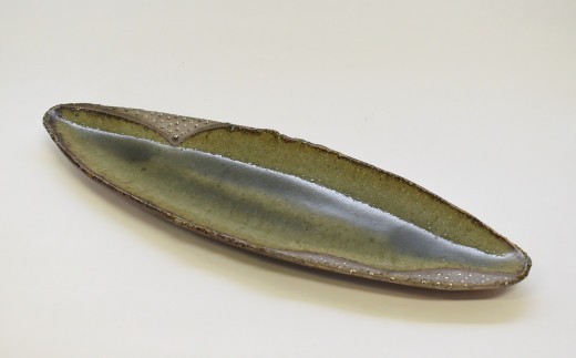 
                  銀彩オーバル皿 1枚／2枚 和食器 長皿 平皿 陶芸品《受注制作》
                