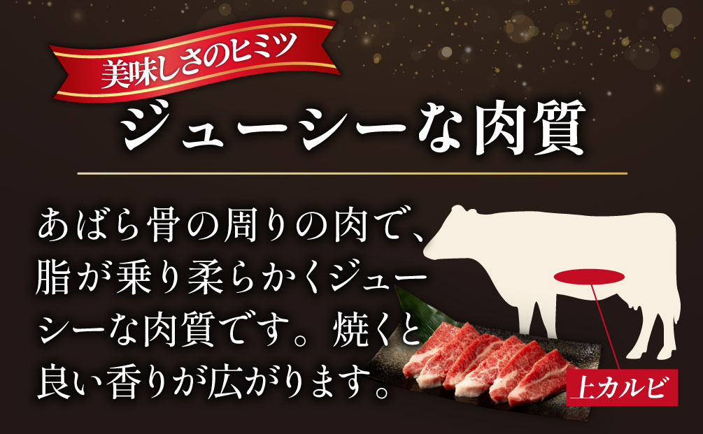 A5,4等級 博多和牛 上カルビ 焼肉 500g