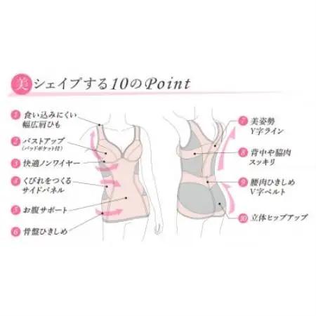 土井さんの美補整下着 リフトアップロングシェイパー　黒　L【1733038】