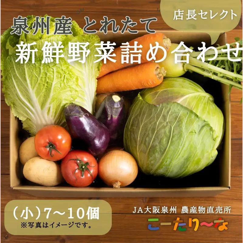 JA大阪泉州 直売所店長セレクト 新鮮野菜セット 7～10個
