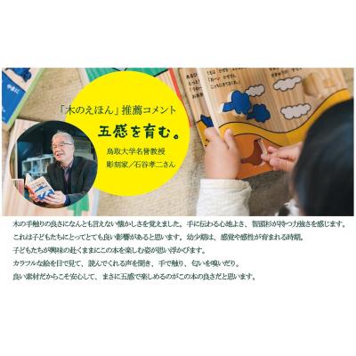 ふるさと納税 鳥取市 木のえほん1〜5巻セット(木箱付き) |  | 02