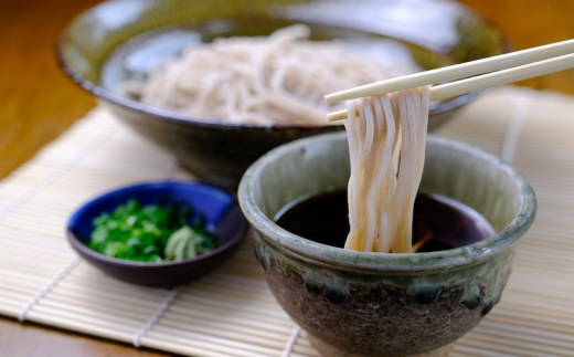 
冷凍十割茹で蕎麦(ざる用　6食分)【1334196】
