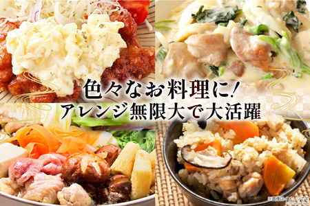 定期便 3回 鶏肉 もも 鶏もも肉 切身 小分け 冷凍 500g 6p 総計 9kg