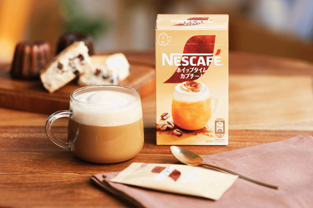 ネスカフェ ホイップタイム カプチーノ 6P×24箱(合計144杯分)｜珈琲 インスタント スティック コーヒー カフェ ネスレ [1544]