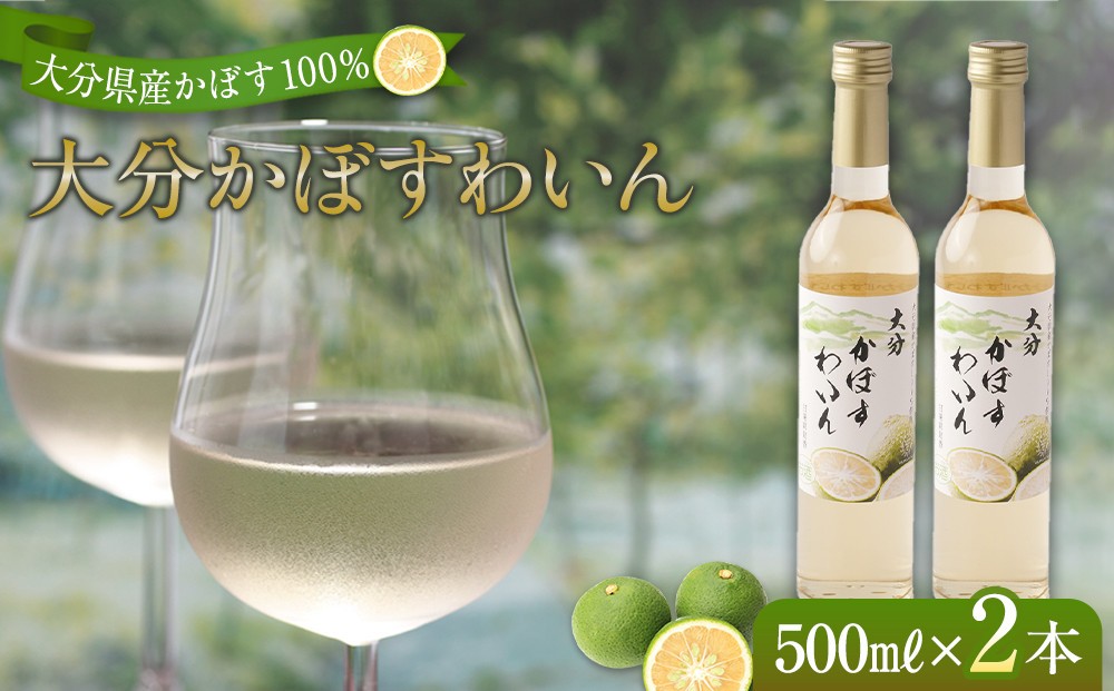 
            大分かぼすワイン 500ml 2本
          