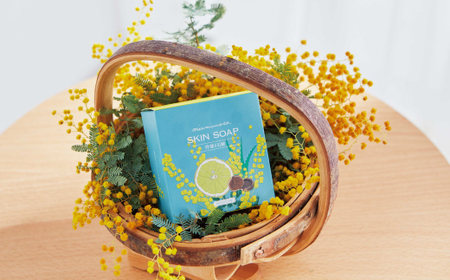 【 ミアミモザ 】 ミアミモザ スキンソープ 100g 1個 天然香料 が ふんわり 広がる クリーミー 泡 洗顔 洗顔フォーム 石鹸 石けん せっけん ギフト プレゼント 美容 コスメ スキンケア 