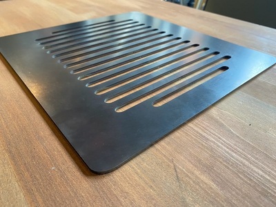 a15-590　アウトドア BBQ Mt.SUMIパーフェクトグリルスクエア用鉄板