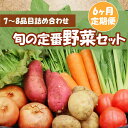 【ふるさと納税】【定期便6回コース】旬の定番野菜セット 使いやすい野菜を厳選 7～8品目 詰め合わせ / 季節 旬 春野菜 夏野菜 秋野菜 / 大村市 / 古瀬青果[ACBD003]