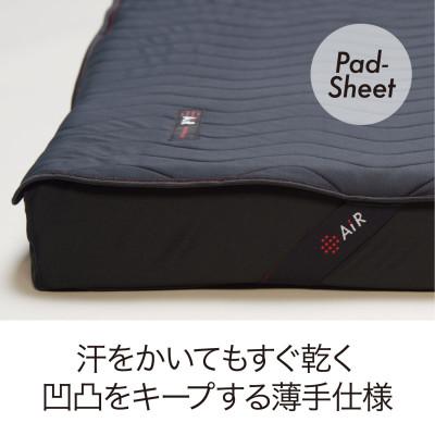 ふるさと納税 近江八幡市 【nishikawa/西川】エアー専用パッドシーツ/ダブルサイズ 配色:ライトグレー |  | 01