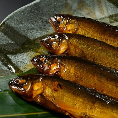 ふるさと納税 古河市 おりーぶ鮎の甘露煮 4尾 〜味一筋真心こめて〜 | 鮎の甘露煮 鮎 アユ あゆ かんろに _BC15 |  | 01