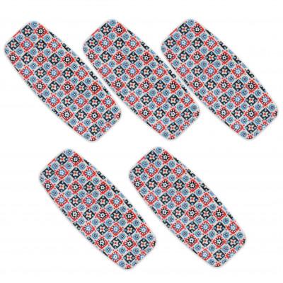 ふるさと納税 和歌山市 友禅和紙 おしぼり トレー 花入り格子 5枚セット 食洗機対応の和風おしぼりトレー