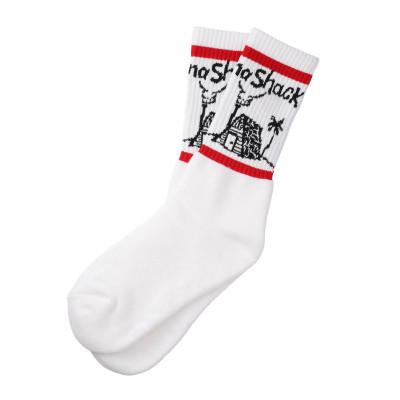 ふるさと納税 館山市 【Sea Sauna Shackオリジナル】オリジナルロゴソックス ホワイト L/XL