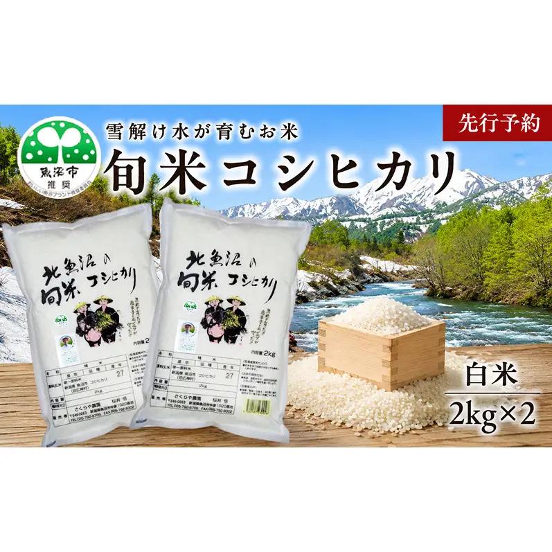 【先行予約 令和8年産】魚沼の旬米 コシヒカリ 【精米】2kg×2 お米