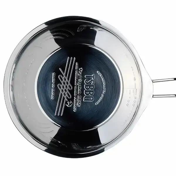 ステンレスシェラカップ320 4個セット [TSBBQ]  燕三条製 ステンレス製シェラカップ 防災 【021P005】