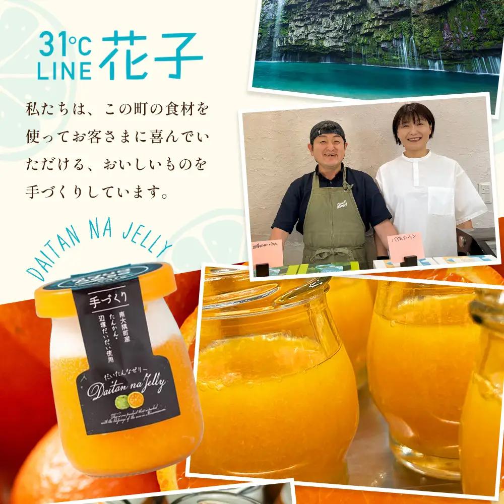 だいたんなゼリー（６個入）SH-701 | 辺塚だいだい タンカン たんかん 果肉 スイーツ フルーツ ゼリー クリーム 手作り おしゃれ 限定スイーツ ジューシー 冷凍 産地直送 オリジナル ギフト