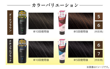 ダリヤ サロンドプロ メンズカラーシャンプー・カラートリートメント 各3個セット【ナチュラルブラック】 / 稲沢市 / 日興商事株式会社 [BMBK009-02]