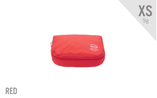 【TO&FRO】軽すぎるポーチ ORGANIZER AIR【XSサイズ・レッド】
