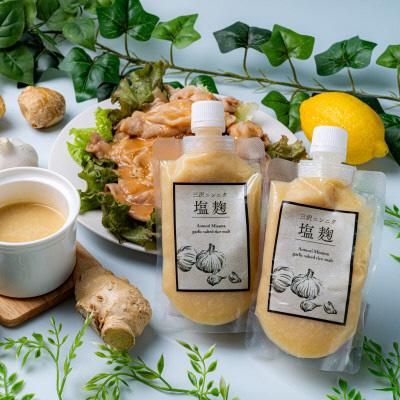 ふるさと納税 _三沢市 三沢ニンニク塩麹(3個)