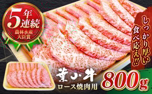 焼肉 葉山牛 ロース 焼肉用 800g / 牛肉 A5 黒毛和牛 ロース 焼肉 焼肉用 おすすめ 和牛 A5 神奈川県 葉山町【葉山牛ステーキレストラン 角車】 [ASBD007]