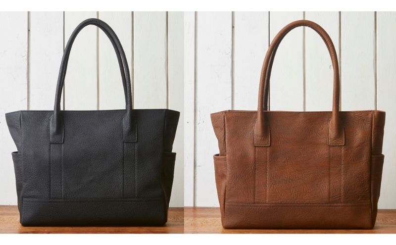 azzuni 馬革トートバッグ《Mcapa》AZ060　レッド