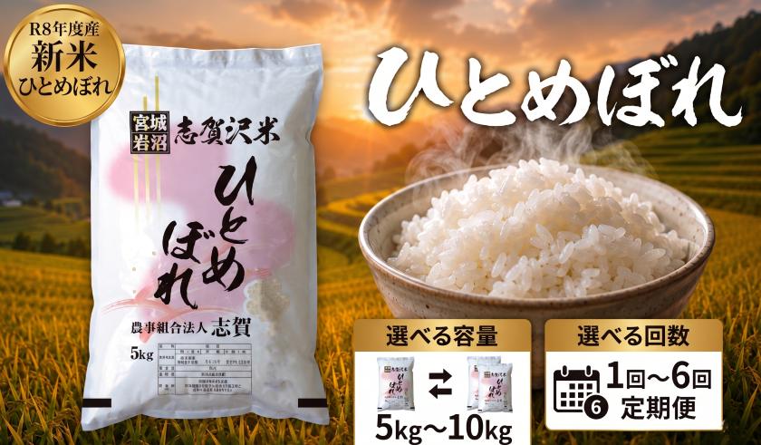 
                  【 令和8年産 】新米 ひとめぼれ [選べる容量/回数] おこめ お米 白米 精米 コメ ライス ごはん ご飯 国産米 安心 安全 安定 定番 オールマイティ バランス 絶妙 口あたり おべんとう 弁当 おにぎり 冷めてもおいしい 和洋中 子どもからお年寄りまで 全世代適応 志賀沢米 岩沼産米
                