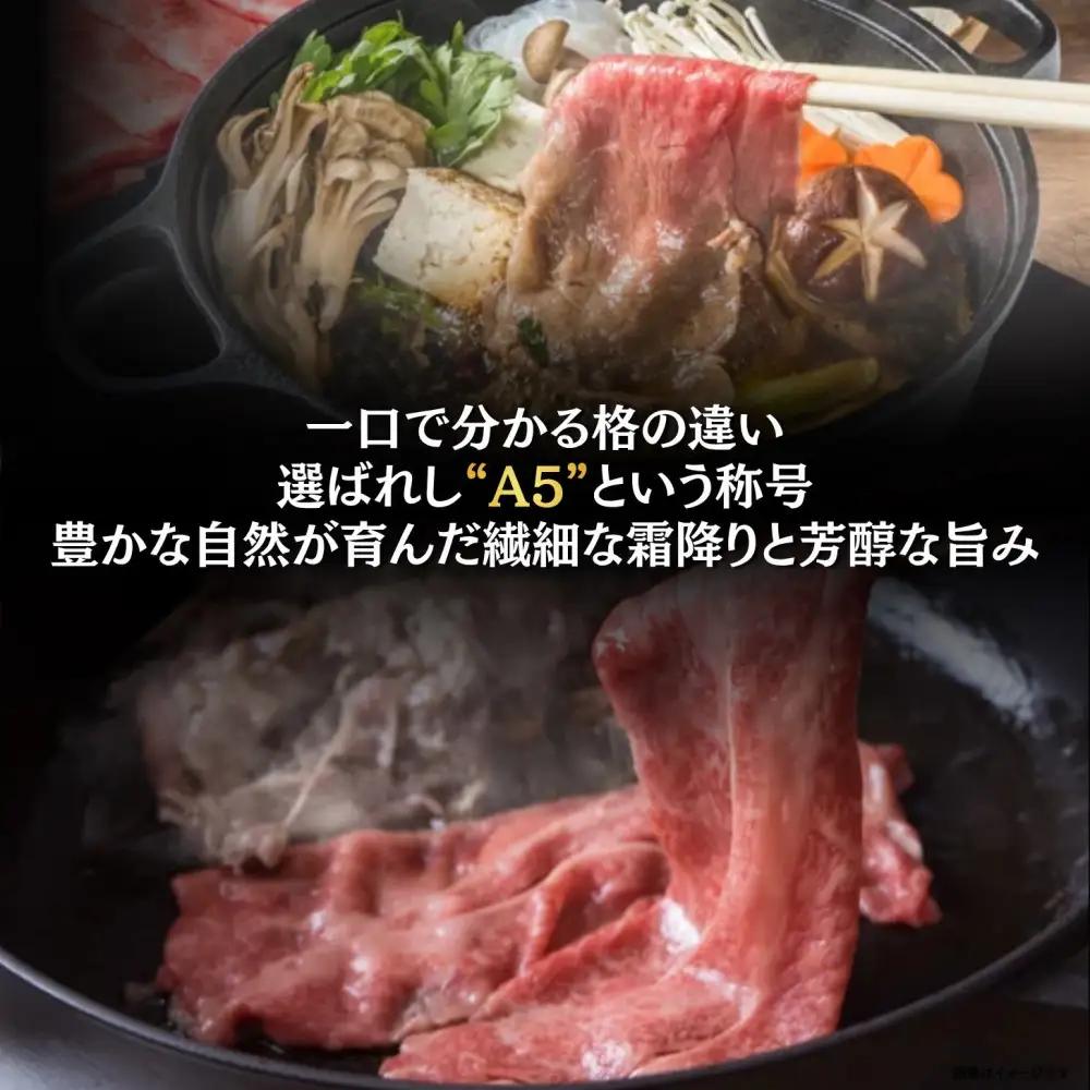 【A5仙台牛】霜降り肩ロース 500g×1 ｜ すき焼き・しゃぶしゃぶ 黒毛 仙台牛