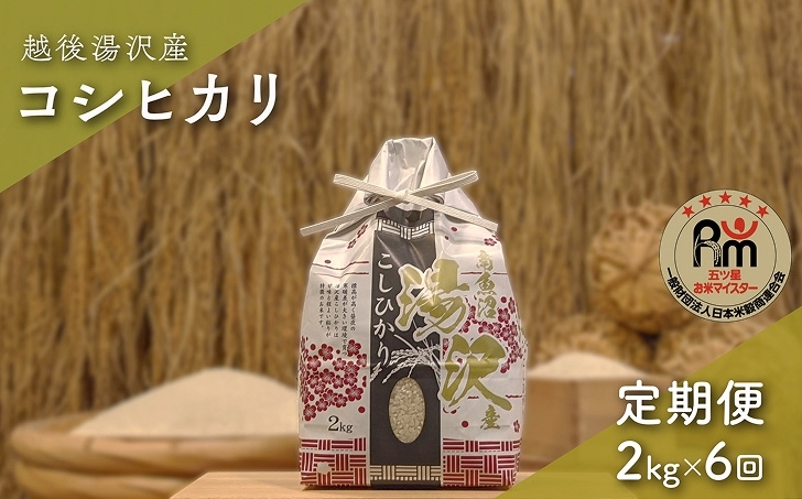 
            令和7年産【白米2kg/6回定期便】「五つ星お米マイスター」の精米【湯沢産コシヒカリ】
          