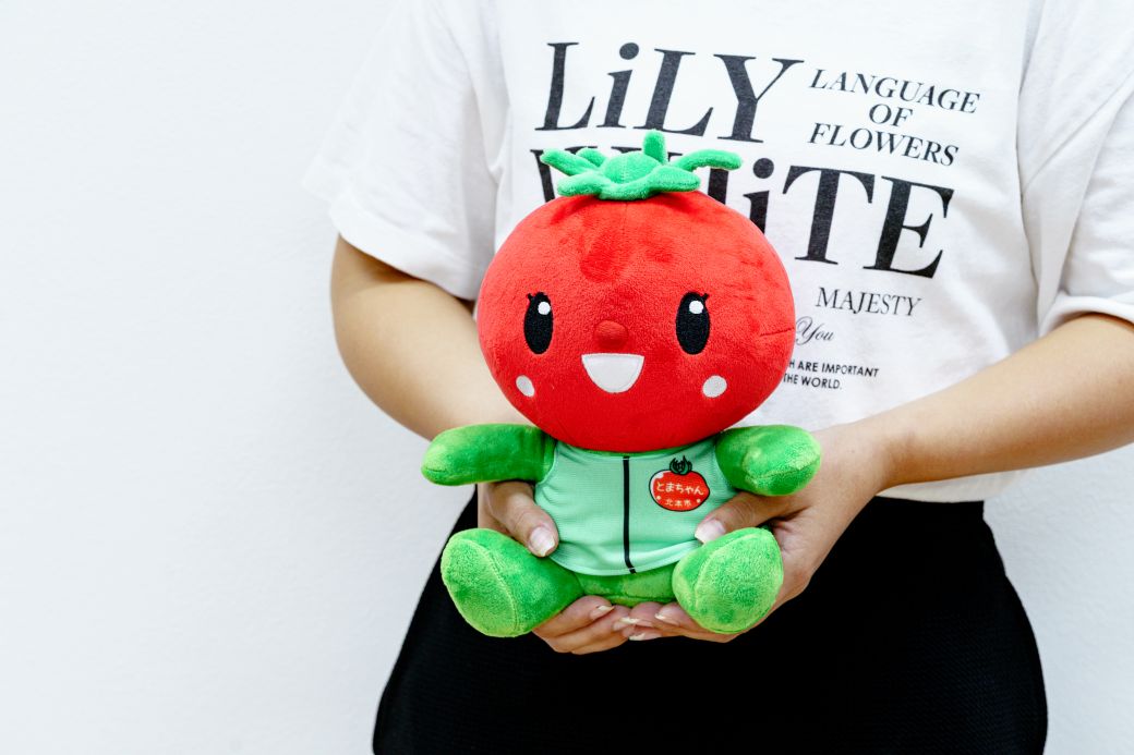 北本トマトイメージキャラクター とまちゃん ぬいぐるみ( 大 )アクリルスタンドセット | とまちゃん ぬいぐるみ アクリルスタンド マスコット ご当地 ゆるキャラ アクスタ ご当地キャラクター マス