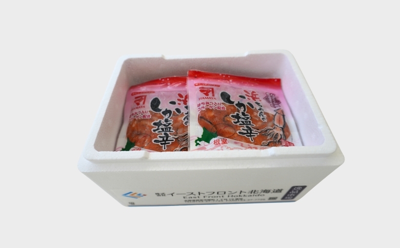 【北海道根室産】浜ちゃんのいか塩辛130g×10P A-83002
