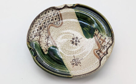 【瀬戸焼】織部渋入 カップ＆ソーサー 1客 【山長陶苑】 / カップ ソーサ― ティーカップ 茶器 食器 和食器 / 瀬戸市[BBBH049]