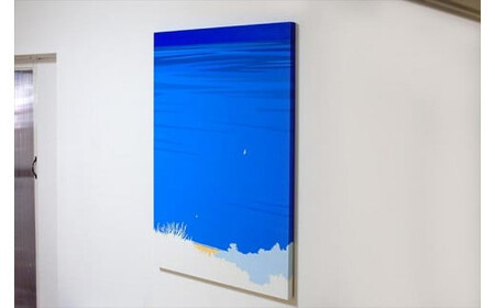 オリジナル風景画　オーダー制作　ペインティング　小田原にある景色　心象風景　片田舎の風景　子供の頃に見た風景　海　空　山　 アート アート