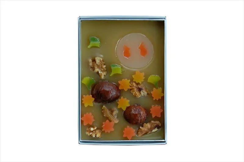 【秋の紅葉と満月に浮かぶうさぎ。絵画のような“進化系ネオ和菓子”】“安納芋”の芋羊羹「錦秋の月」 創業昭和10年 小田原 伊勢屋〈出荷時期:2025年10月1日～2025年11月30日〉【 和菓子店 神奈川県 小田原市 芋羊羹 芋羊羹 】
