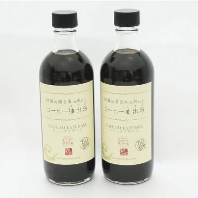 ふるさと納税 小国町 阿蘇の湧き水で煎れたコーヒー抽出液(500ml×2本入)