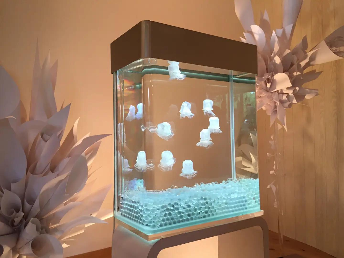 浮遊体アート＜人工クラゲ＞水槽インテリア　アート オブジェ 水槽 アクアリウム アート オブジェ 水槽 アクアリウム アート オブジェ 水槽 アクアリウム アート オブジェ 水槽 アクアリウム アート オブジェ 水槽 アクアリウム 　A-17