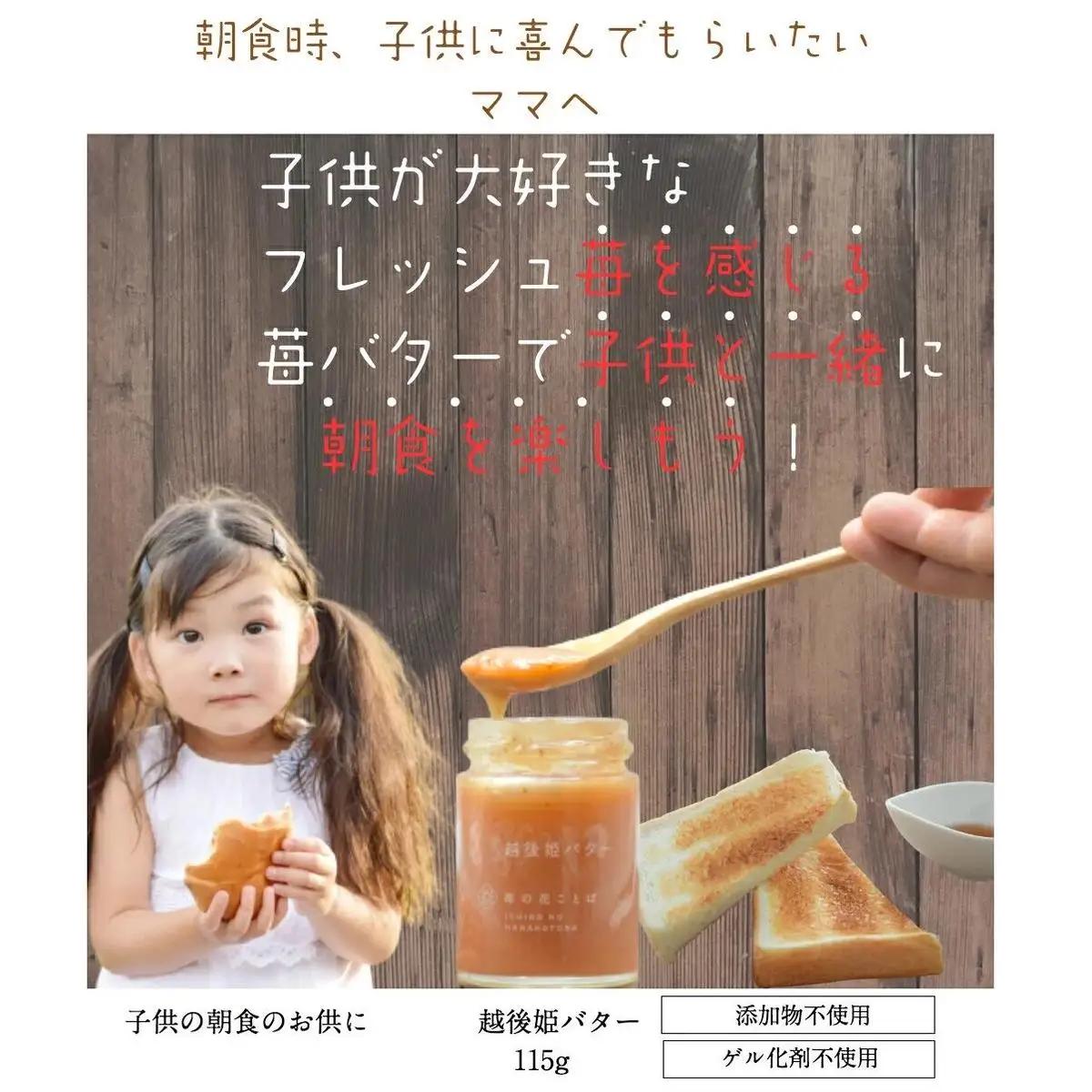 越後姫バター3瓶 いちご イチゴ 苺 加工品 お取り寄せ 新潟