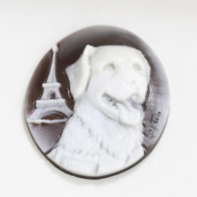 ふるさと納税 桜川市 貴方のペットがカメオになる!『わんにゃんペットカメオ』ペンダント30mm×24mm |  | 01