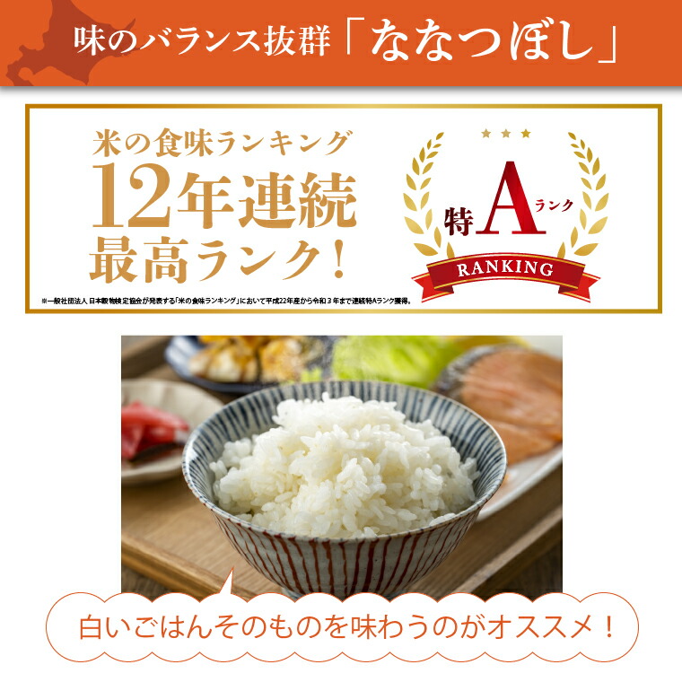 令和5年産 北海道産ななつぼし10kg×3回 定期便_is021-040-999