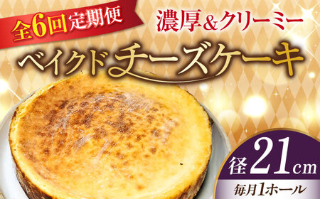 【全6回】ベイクドチーズケーキ7号 チーズケーキ[XBD034]