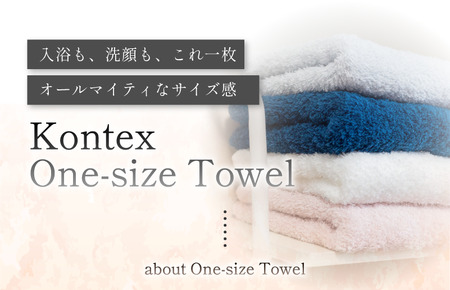 （今治タオルブランド認定品）ワンサイズタオル　2枚セット　ネイビー（同色2枚）[I001800FT2NV]
