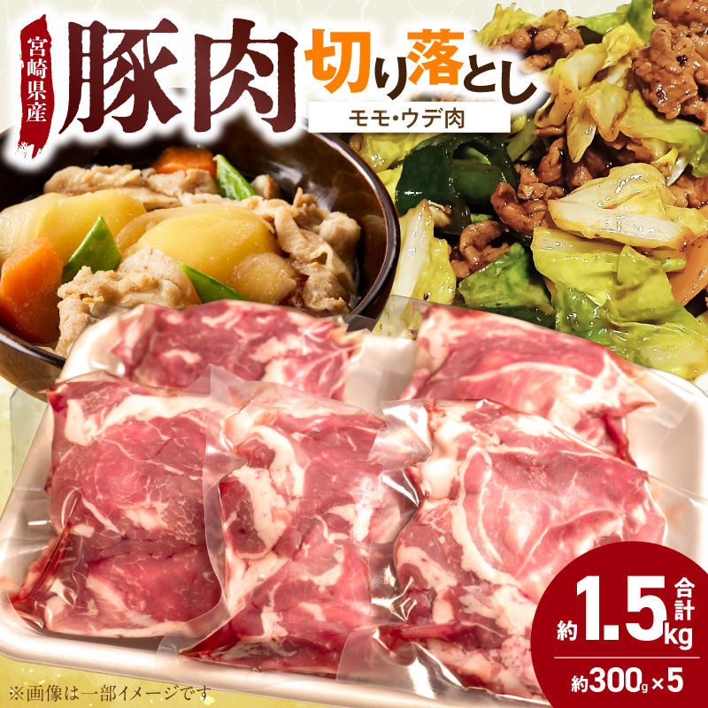 宮崎県産 豚肉 切り落とし N0217-YA3399