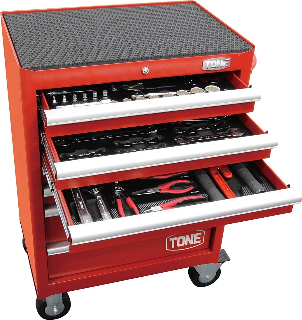 TONE トネ ツールキャビネットセット TCS911　工具　TONE　トネ 15001-40000411｜トルクレンチ デジタル 工具 整備士 自動車 バイク DIY 日本製 メンテナンス