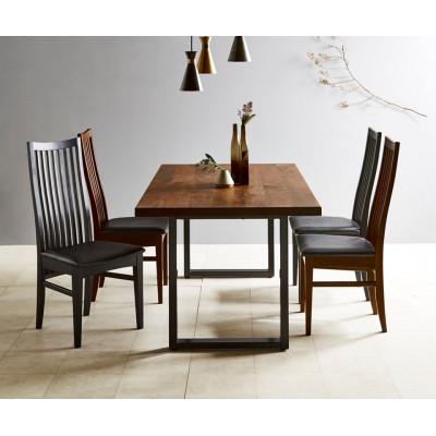 ふるさと納税 大川市 ダイニングチェア チェア イス 椅子  ハイバックチェア BK(ブラック) 国産 |  | 02