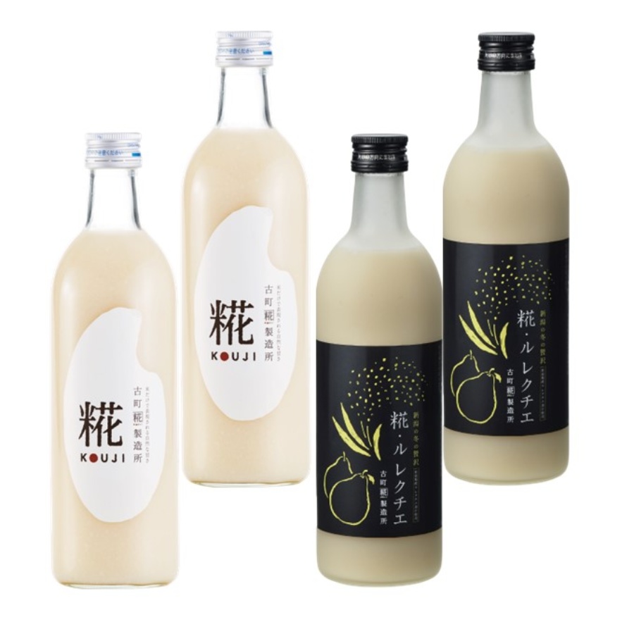 ＜古町糀製造所＞季節の甘酒4本セット（冬）