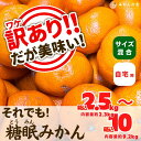 【ふるさと納税】訳あり それでも 熟成みかん 箱込2.5kg～10kg サイズミックス B品 有田みかん 和歌山県産 産地直送 家庭用 【みかんの会】 | 和歌山 フルーツ 果物 くだもの かんきつ 柑橘 柑橘類 みかんの会 送料込み 送料無料