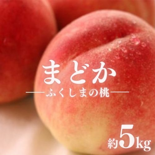 【ふるさと納税】No.2297福島のもも「まどか」約5kg【2025年発送】