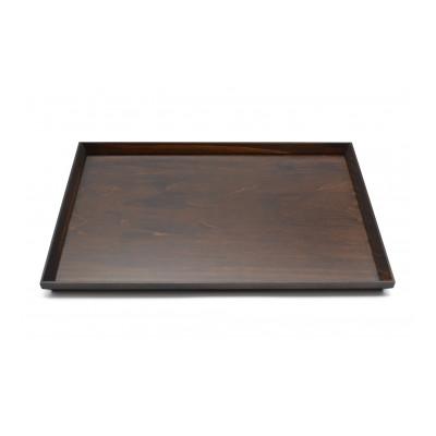 ふるさと納税 海南市 スタッキングトレー　茶色 36cm長　5枚セット